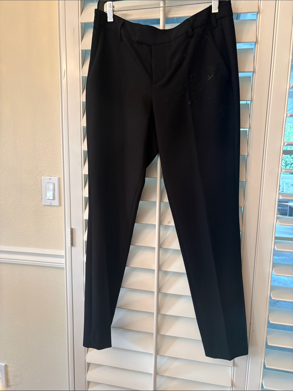 Zadig & Voltaire Black Straight-Leg Trousers